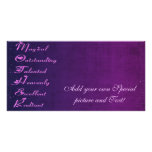 Special Mother Design with Butterflies Personalized Photo Card