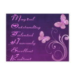 Special Mother Design with Butterflies Postcards