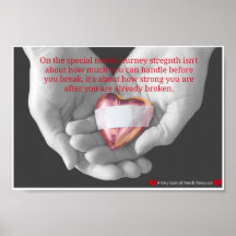 Special Needs Broken Heart Poster