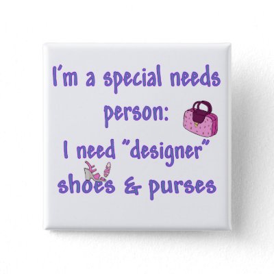 Designer Shoes Online on Special Needs   Designer Shoes   Purses Button From Zazzle Com