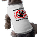 Special Needs Dog t-shirt for dogs pet clothing by DogsThatNeedTherapy Special Needs Dog t-shirt for dogs pet clothing