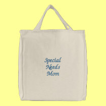 Special Needs Mom embroidered bags