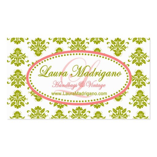 Special order for Laura Madrigano Business Cards (front side)