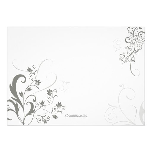 Special Order Vines "Mock" Puzzle Card-12 pieces Custom Invites