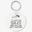 Special pencil holder keychains by EchoesofDad Special pencil holder keychains