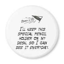 Special pencil holder magnets by EchoesofDad Special pencil holder magnets
