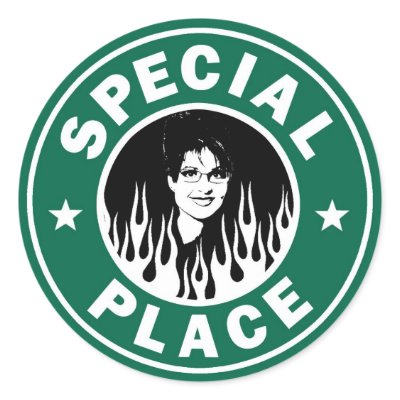 Special Place In Hell Round Sticker by gxiong