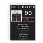 Special Present 90th Birthday Party Invitation