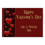 Special Son Masculine Valentine Card