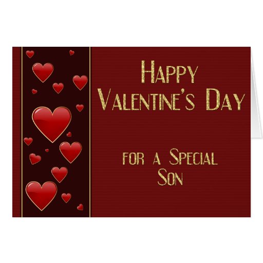 Happy Valentines Day Printable Cards For Son