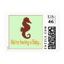 SPECIAL WE'RE HAVING A BABY POSTAGE STAMPS