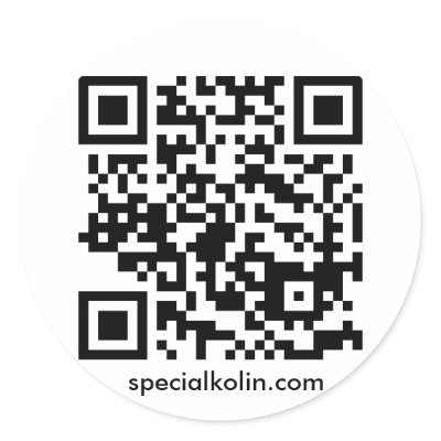 SpecialKolin.com QR Code Stickers! by specialkolin