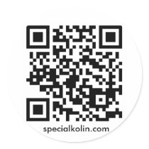 SpecialKolin.com QR Code Stickers!