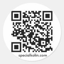 SpecialKolin.com QR Code Stickers!
