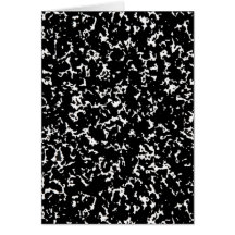 Speckle Composition Notebook Card