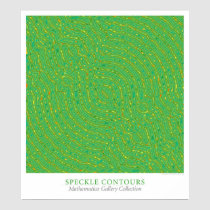 Speckle Contours posters