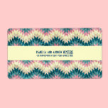 Speckled Chevron labels