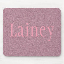 Speckled Pink Mouse Pads