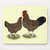 Speckled Sussex Chickens Mousepads