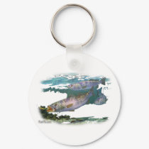 Speckled Trout Feeding keychains