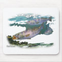 Speckled Trout Feeding mousepads by OutDoorWorld Speckled Trout Feeding mousepads