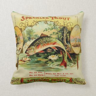 Speckled Trout Pillow