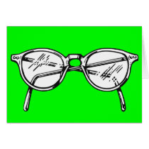Spectacles Greeting Cards