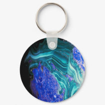 spectacular agate with opal, keychain by design_girl spectacular agate with opal, keychain