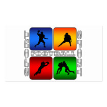 Spectacular Football Business Cards