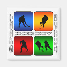 Spectacular Hockey Magnet