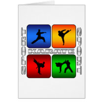Spectacular Karate Greeting Card