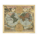 Spectacular Map of the World by Homann 1716 posters by lc_maps Spectacular Map of the World by Homann 1716 posters