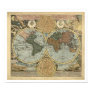 Spectacular Map of the World by Homann 1716 Print Spectacular Map of the World by Homann 1716 Print