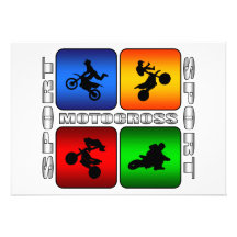 Spectacular Motocross Invitations