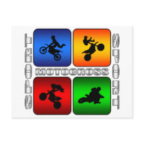Spectacular Motocross Postcards