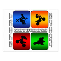 Spectacular Motocross Postcards