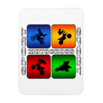Spectacular Motocross Rectangle Magnets