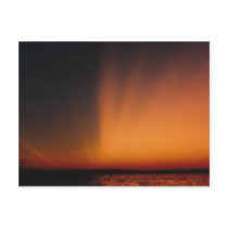 Spectacular Northern Lake Sunset postcards