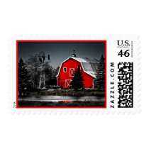 Spectacular Red Barn Stamps
