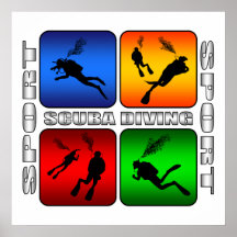 Spectacular Scuba Diving Posters