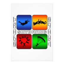 Spectacular Skydiving Custom Invite