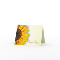 Spectacular Sunflower Thank You Card