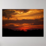 Spectacular sunset poster