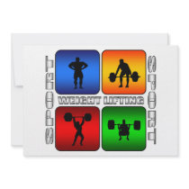 Spectacular Weight Lifting Personalized Announcements