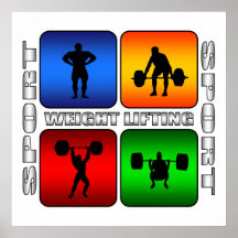 Spectacular Weight Lifting Print