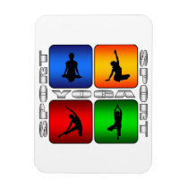 Spectacular Yoga Rectangular Magnet
