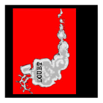 Specter of doubt red posters
