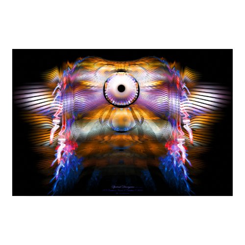 'Spectral Divergence' Canvas UV-resistant Art print 