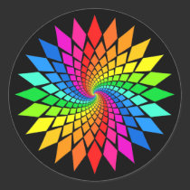 'Spectral Spiral' stickers