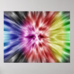 Spectral Tie Dye Posters